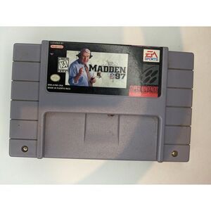 Madden NFL 97‎ Super Nintendo Cartridge TESTED/ WORKS